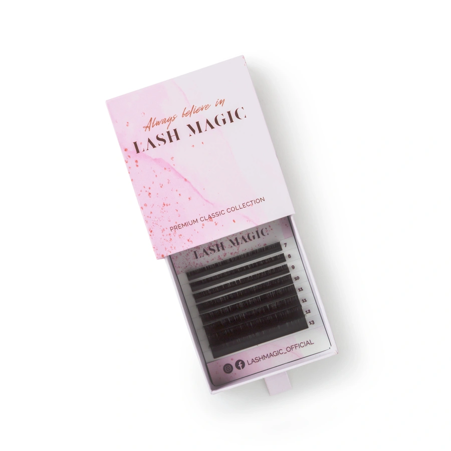 Lash Magic 8 soros "classic" műszempilla M 0.07-Mix 7-13mm képe 1